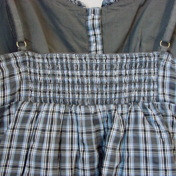 Aerie Blue Plaid Tank Top - Picture 15 of 16